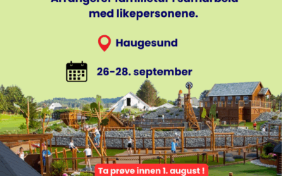 Familie- og likepersonshelg Region Vest 26.-28. september 2025